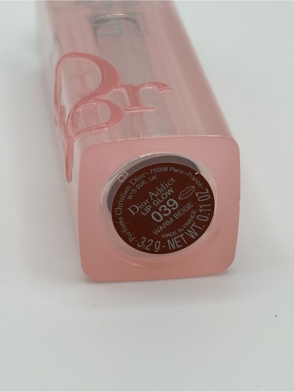 Dior Addict Lip Glow 039 Warm Beige Hydrating Color Reviver Balm NWOB Authentic - Picture 5 of 5